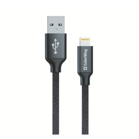 ColorWay | Charging cable | 2.1 A | Apple Lightning | Data Cable - 2